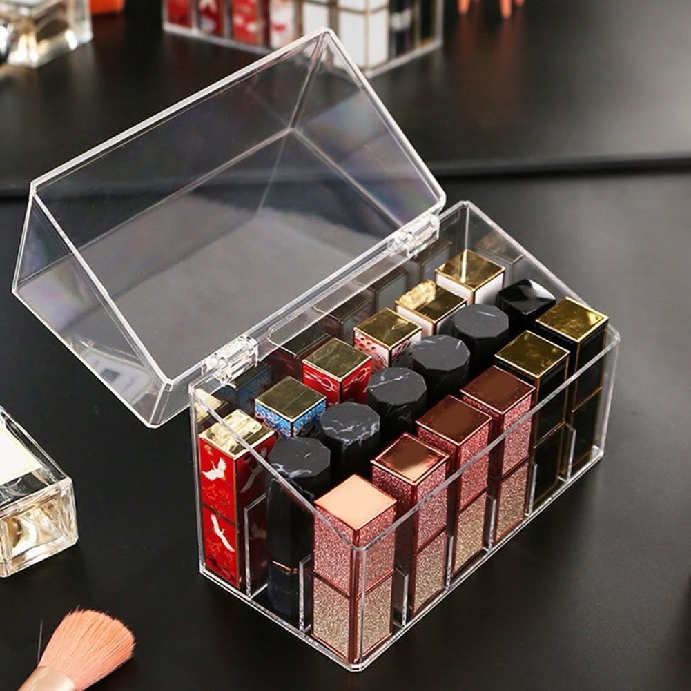 18 Grid Dust proof Lipstick Storage Box
